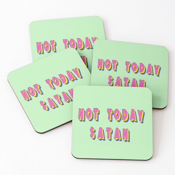 Item preview, Not Today Satan designed and sold by AuntyAlien.