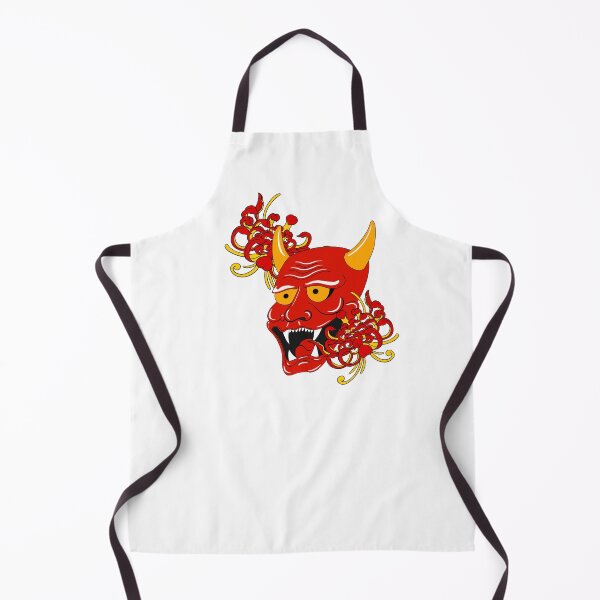 Item preview, Oni and Chrysanthemums designed and sold by MadJamesDesigns.