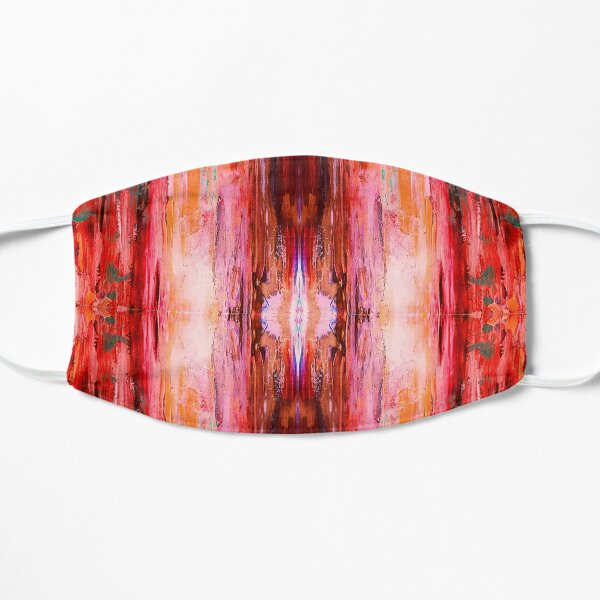 Abstract Blush Pattern Flat Mask