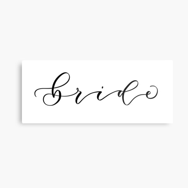Bride Metal Print