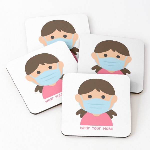 Item preview, Wear Your Mask Pink designed and sold by Kirsten Uecker.