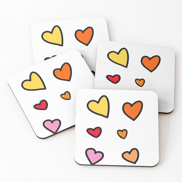 Item preview, multicolor heart pack designed and sold by vibesdesings.