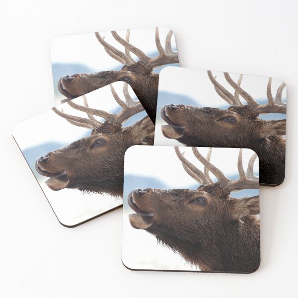 Item preview, Watercolor Elk Bull 57, Estes Park, Colorado, Bugler designed and sold by CarlsonImagery4.