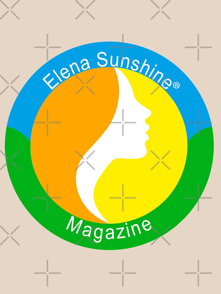 Thumbnail 3 of 3, Fitted T-Shirt, Elena Sunshine Magazine designed and sold by Michaelbor76.