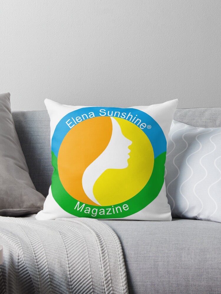 Thumbnail 1 of 4, Pillow, Elena Sunshine Magazine designed and sold by Michaelbor76.