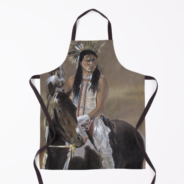 Item preview, Shoshone warrior in traditional clothing designed and sold by Astrid de Cock.