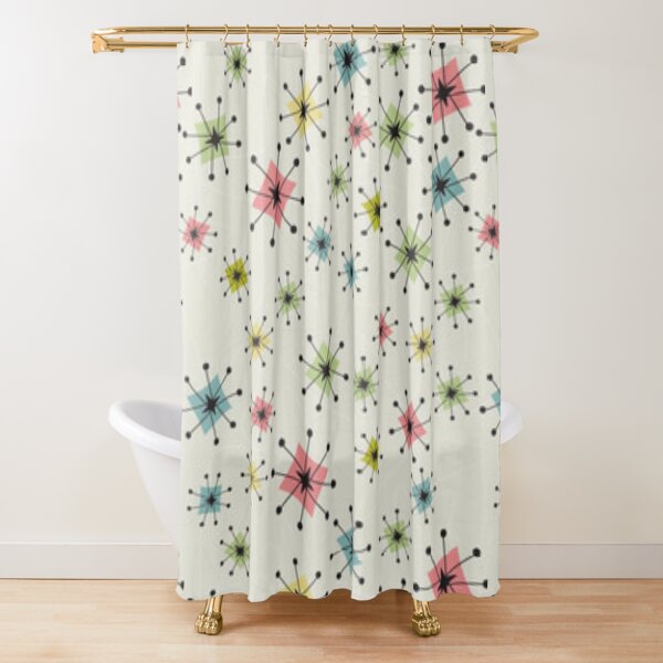 Atomic Retro Shower Curtain
