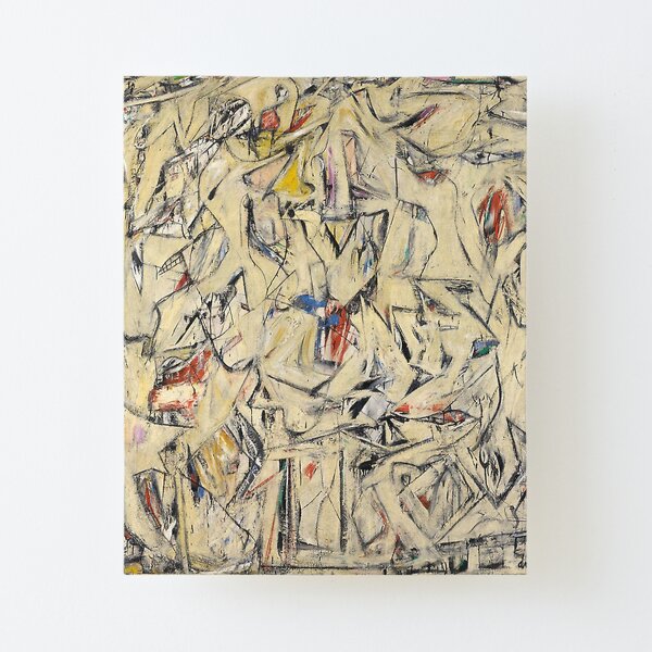 Excavation - Willem de Kooning Canvas Mounted Print