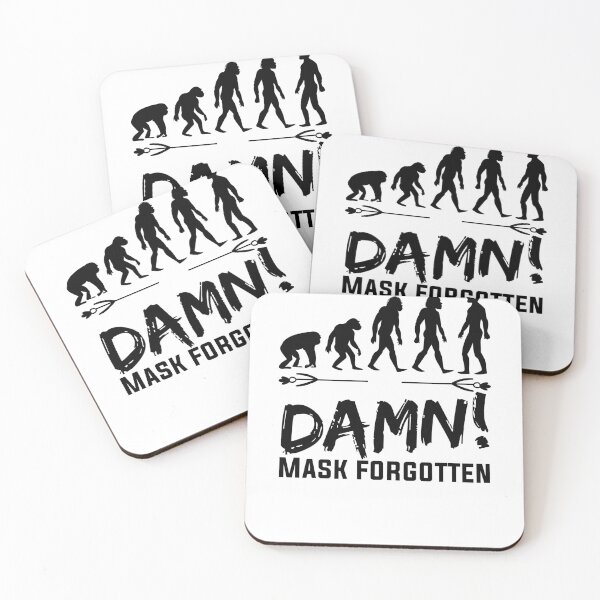 Item preview, Damn mask forget funny saying designed and sold by shurikaner.