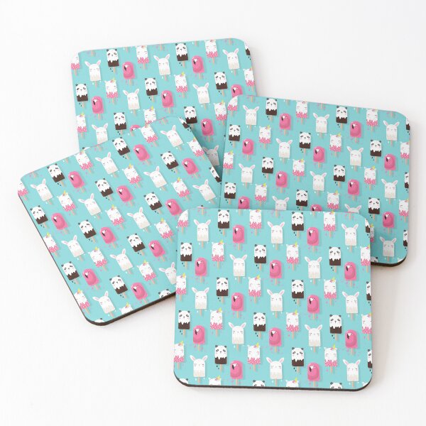 Artikelvorschau, animal icecreams pattern blue entworfen und verkauft von Christiane Zielinski.
