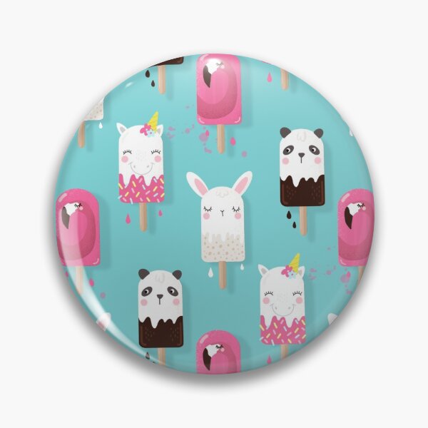 Item preview, animal icecreams pattern blue designed and sold by Christiane  Zielinski.