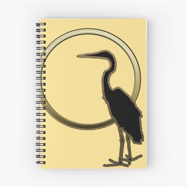 Item preview, Art Deco Stalking Heron designed and sold by Digitalcrone.