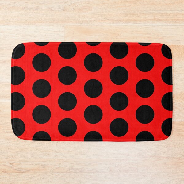 Item preview, Black Dots on Red Surface designed and sold by PatooPalette.