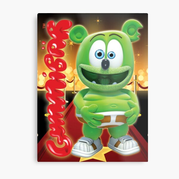 Cartoon Gummy Bear Metal Prints for Sale