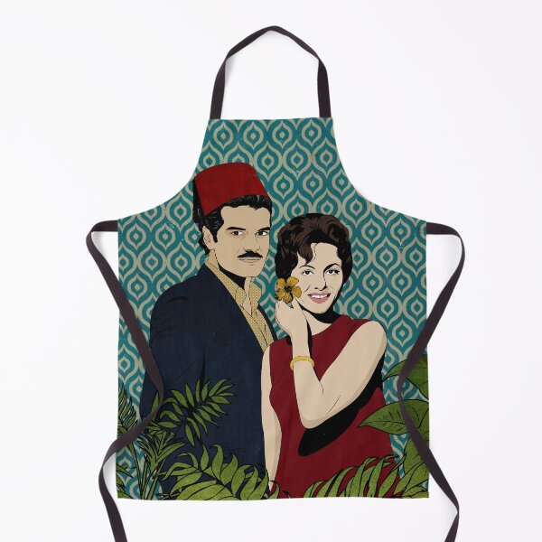 Item preview, Faten Hamama & Omar Sherif designed and sold by Tameralahmarart.