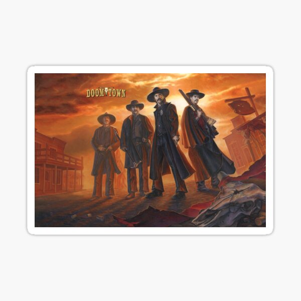 Doomtown No Turning Back Items Sticker