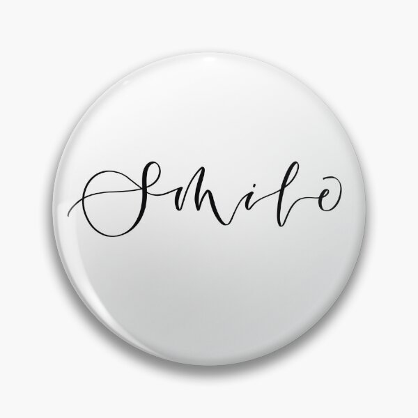 Item preview, Smile - modern calligraphy  designed and sold by amyverse.