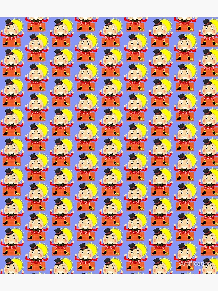 Humpty Dumpty Sat On A Wall Cute Kids Nursery Rhyme Character by Artification