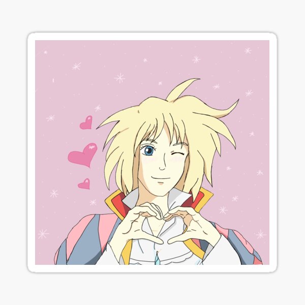 Howl hearts Sticker