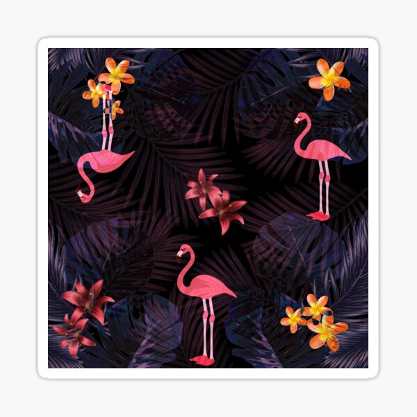 Sticker Rosa Flamingo Drucken Redbubble