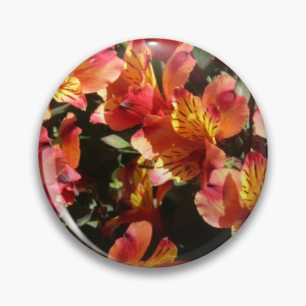 Item preview, Flame red Asiatic lilies. designed and sold by joshuarainbird.