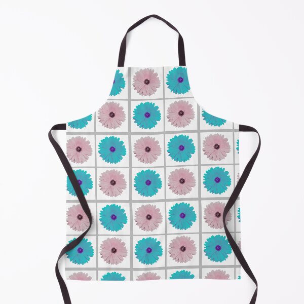 Item preview, Pink and Blue Pastel Flowers designed and sold by CrystalsArtPaws.