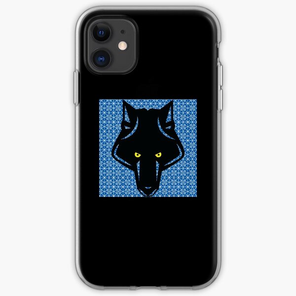 Wolf Eyes Iphone Cases Covers Redbubble - black furwolf head roblox