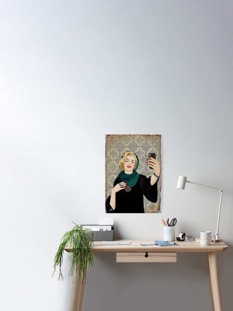 Marilyn Monroe selfie iPhone Wallet for Sale by Tameralahmarart