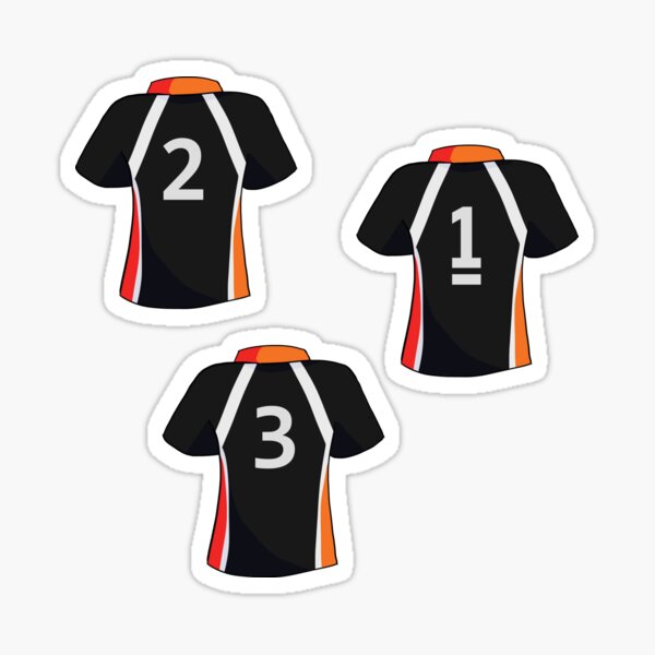 Karasuno Highschool Third Years - Haikyuu!! Sticker pack Sticker