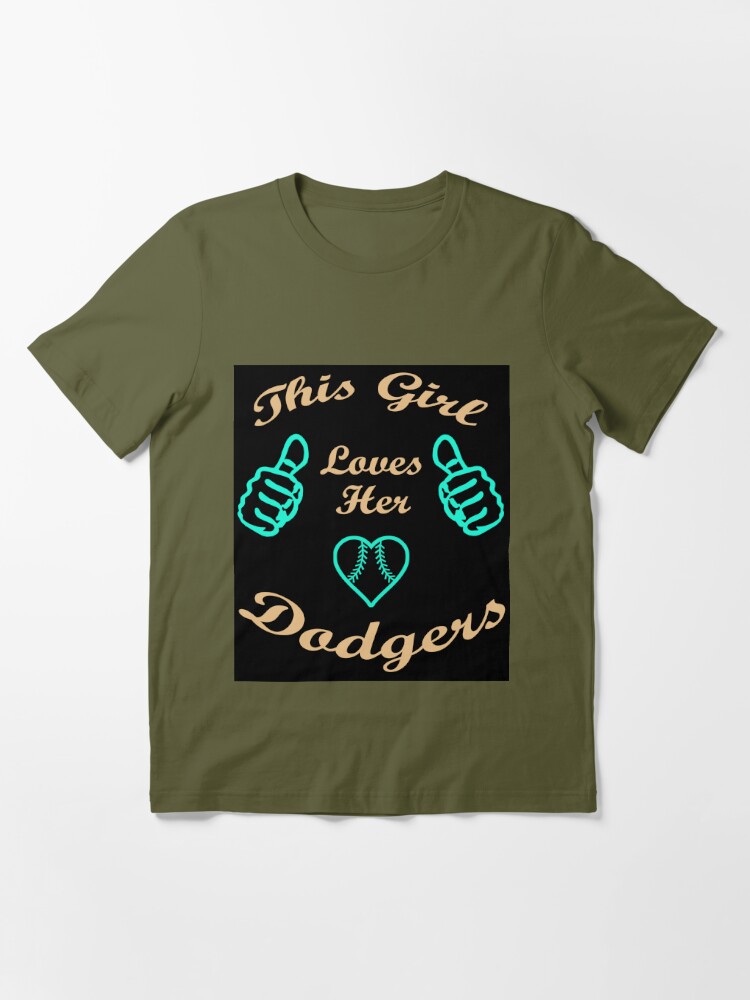 This Girl Loves Her Dodgers Unisex Premium T-Shirt - Power Day Sale