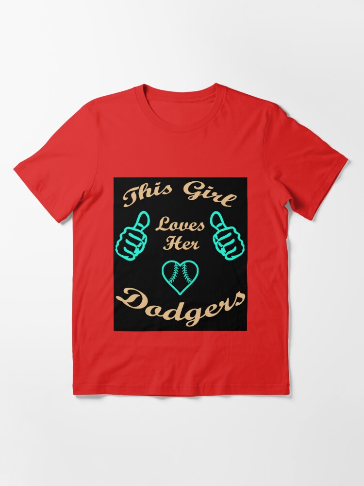 This Girl Loves Her Dodgers Unisex Premium T-Shirt - Power Day Sale