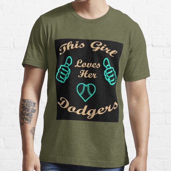 This Girl Loves Her Dodgers Unisex Premium T-Shirt - Power Day Sale