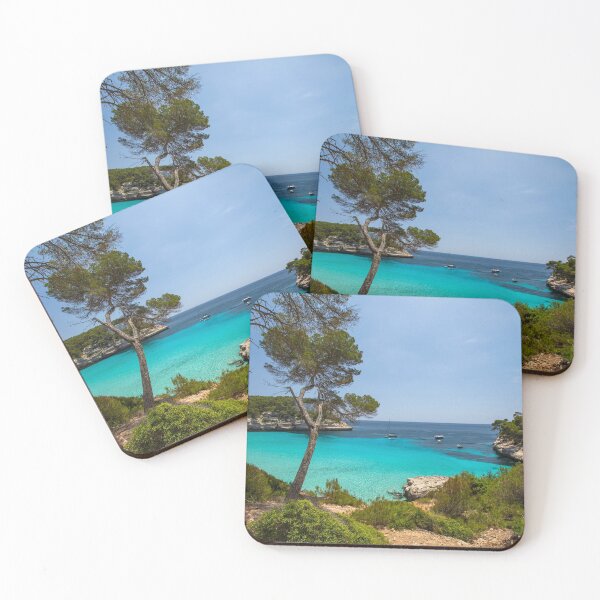Item preview, Clear blue sky, turquoise water, beach in Menorca  designed and sold by HTPOP.