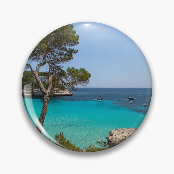 Item preview, Clear blue sky, turquoise water, beach in Menorca  designed and sold by HTPOP.