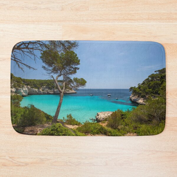 Item preview, Clear blue sky, turquoise water, beach in Menorca  designed and sold by HTPOP.