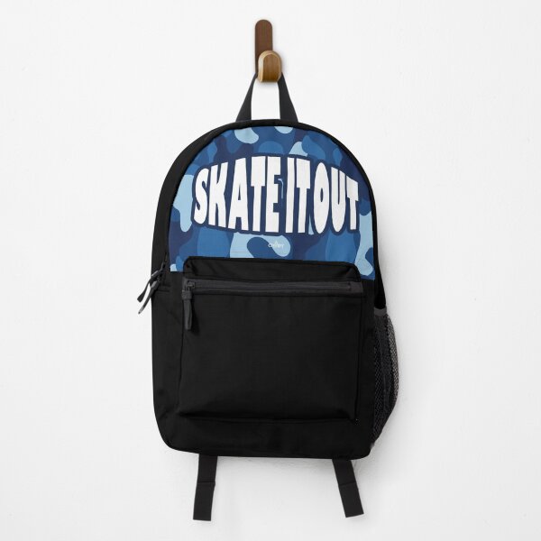 Item preview, CAMO Navy Blue Skate it Out Skate Design designed and sold by Choopy Clothing.