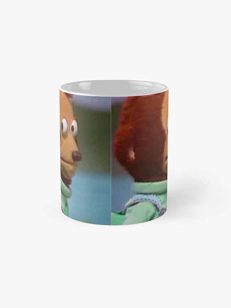 Monkey Looking Away Meme Mug