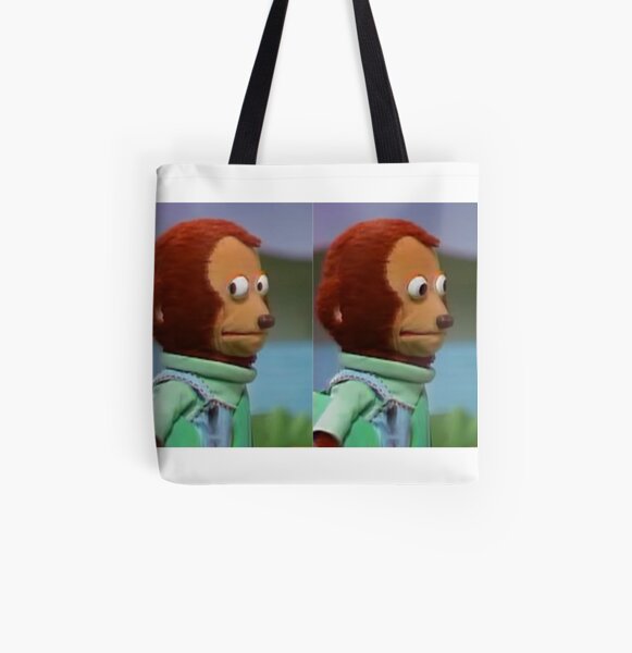 Side Eye Monkey Meme Tote Bag for Sale by SticksTooSlick