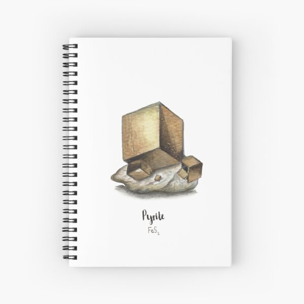 Pyrite Spiral Notebook