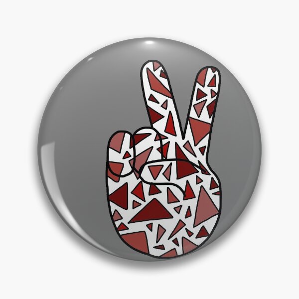 Item preview, Peace Sign with Red Triangles designed and sold by carwalker13.