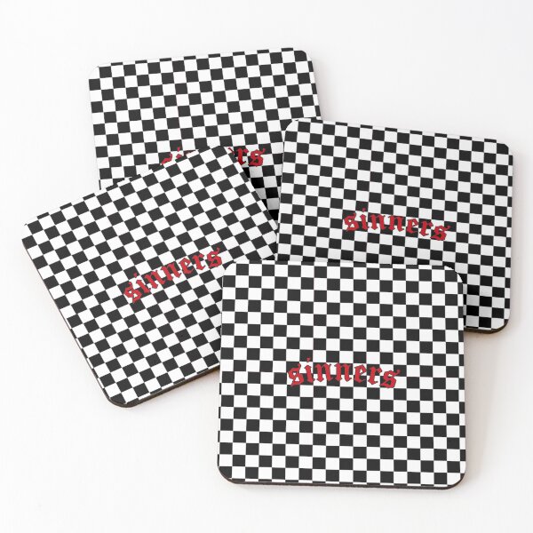 Item preview, Checkered Background and Red Text  designed and sold by GRETKA.
