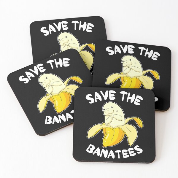 Item preview, Save The Manatees Manatee Banana Banatee Floaty Potato Manatee designed and sold by DSWShirts.
