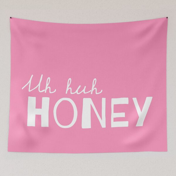 Item preview, Uh Huh Honey - Cute Girly Sayings  designed and sold by Aryeh Studio.