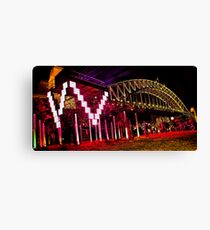 V for VIVID Canvas Print