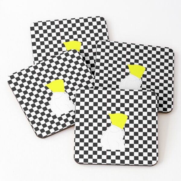 Item preview, Checkered Print and Girl Neon Green  designed and sold by GRETKA.