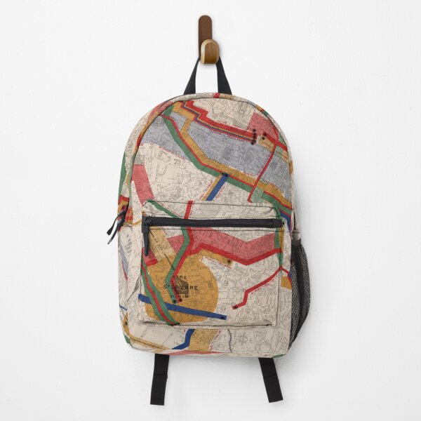 Item preview, Vintage Paris France Tramway Usage Map (1891) designed and sold by BravuraMedia.