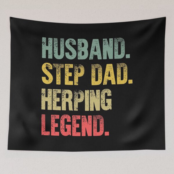 Item preview, Funny Men Vintage T Shirt Husband Step Dad Herping Legend designed and sold by Bendthetrend.