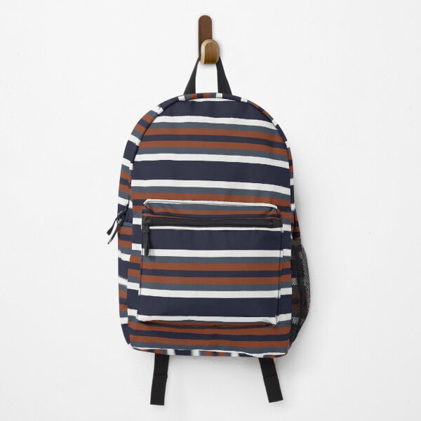Item preview, Navy and Rust Stripes II designed and sold by BlertaDK.