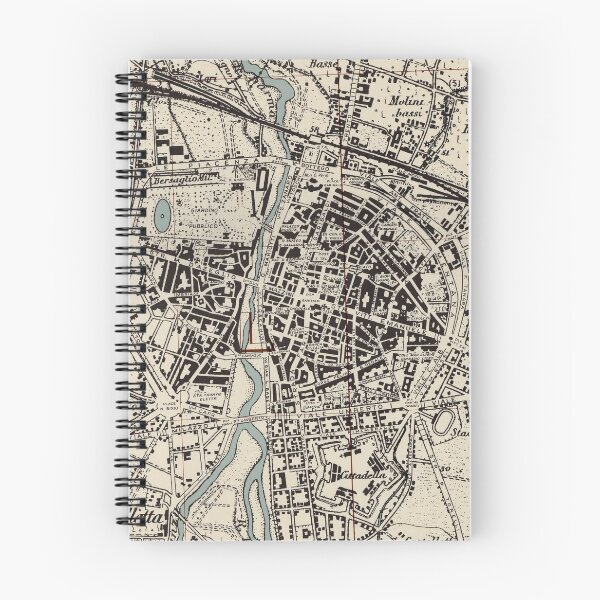 Item preview, Vintage Map of Parma Italy (1943) designed and sold by BravuraMedia.