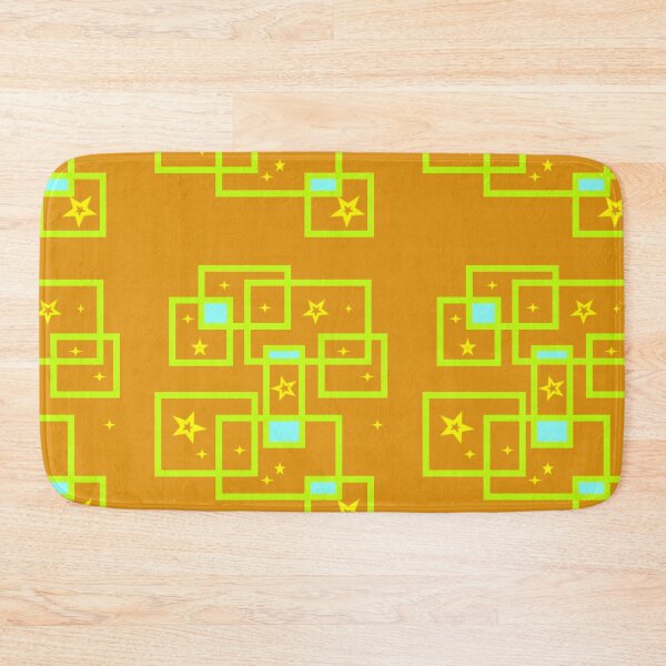 Item preview,  yellow star green square yellow background  designed and sold by miaterinka.